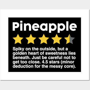 Pineapple Rating Funny Quote Posters and Art